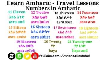 Learn Amharic – Travel Lesson! (Vocabulary & Phrases)